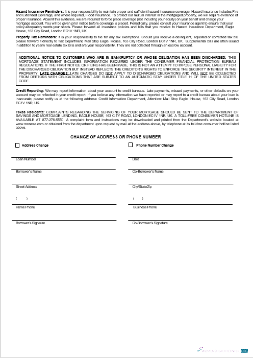 Download United Kingdom Monese bank mortgage statement in Word and PDF formats 3 Photoshop template